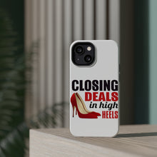 DistinctInk ToughCase for Apple iPhone, Compatible with MagSafe Charging - Closing Deals in High Heels