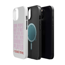 DistinctInk ToughCase for Apple iPhone, Compatible with MagSafe Charging - I Raised My Favorite Player