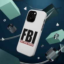 DistinctInk ToughCase for Apple iPhone, Compatible with MagSafe Charging - FBI Fanatic Boxing Individual
