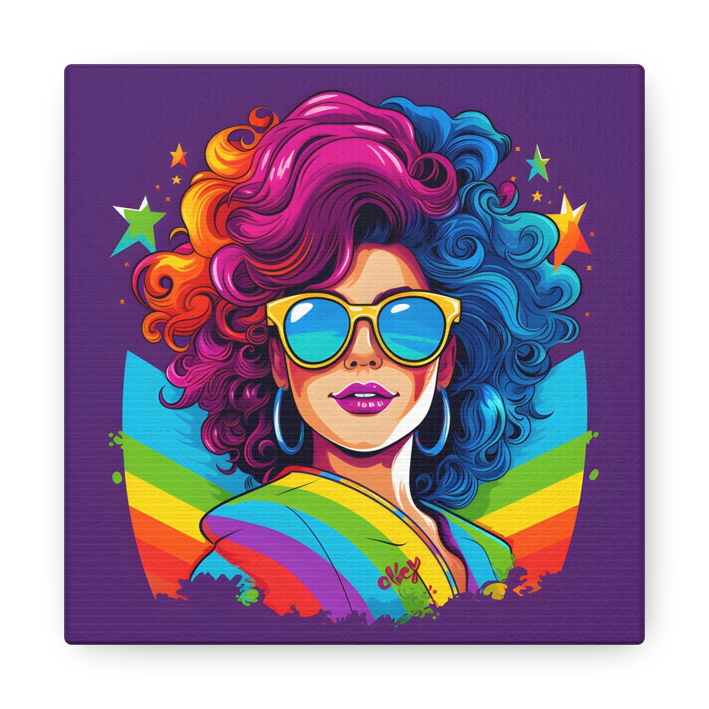 DistinctInk Canvas Wall Art with Life's Unforgettable Moments for LGBTQ+ Pride