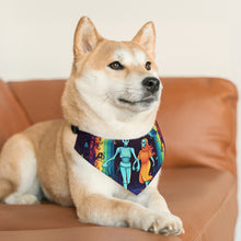 DistinctInk Adjustable Pet Banana Collar with The Enduring Beauty of Writing Design for Halloween LGBTQ+ Pride