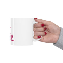 DistinctInk Glossy White Coffee / Tea Mug - Wife. Mom. Farmer.