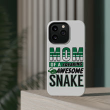 DistinctInk ToughCase for Apple iPhone, Compatible with MagSafe Charging - Mom of a Freaking Awesome Snake