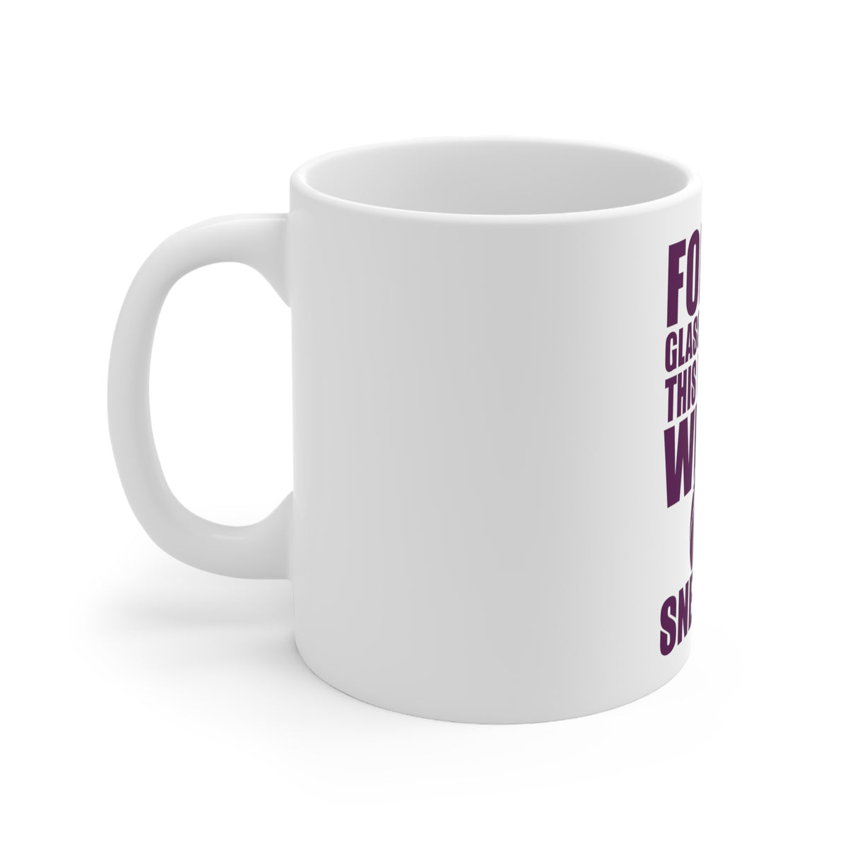 Glossy White Coffee / Tea Mug - Forget Glass Slippers Princess Wears Sneakers, view 2
