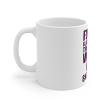 DistinctInk Glossy White Coffee / Tea Mug - Forget Glass Slippers Princess Wears Sneakers