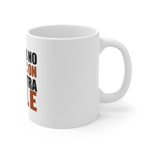 DistinctInk Glossy White Coffee / Tea Mug - There's No Traffic On The Extra Mile