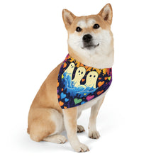 DistinctInk Adjustable Pet Banana Collar with A Life Of Adventure Design for Halloween LGBTQ+ Pride