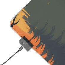 DistinctInk LED Gaming Mouse Pad with Spooky Trick or Treating Design for Halloween