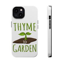 DistinctInk ToughCase for Apple iPhone, Compatible with MagSafe Charging - Thyme to Garden