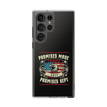 DistinctInk Hybrid (Acrylic/TPU) Clear Slim Fit Case for Apple iPhone | Trump: Promises Made, Promises Kept - Conservative