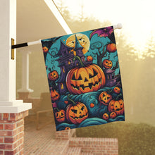 DistinctInk Garden & House Banner / Flag with Trick or Treat Parade Design for Halloween