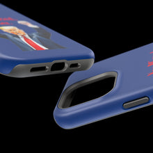 Dual Layer Tough Case for Apple iPhone, Compatible with MagSafe - Trump ‘You Missed, Loser’ Design & Blue Background