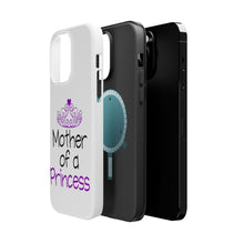 DistinctInk ToughCase for Apple iPhone, Compatible with MagSafe Charging - Mother of a Princess