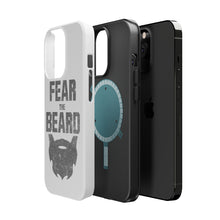 DistinctInk ToughCase for Apple iPhone, Compatible with MagSafe Charging - Fear the Beard