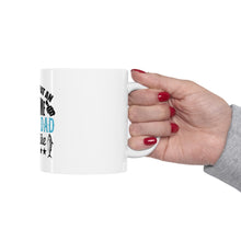DistinctInk Glossy White Coffee / Tea Mug - This is What Awesome Fishing Dad Looks Like