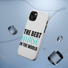 DistinctInk ToughCase for Apple iPhone, Compatible with MagSafe Charging - The Best Nurse In The World