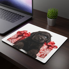 DistinctInk Mouse Pad - 1/4" Foam Rubber - Black Russian Terrier Puppy