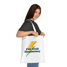 Cotton Tote Bag - Fox Trail Elementary PTSA Logo