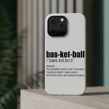 DistinctInk ToughCase for Apple iPhone, Compatible with MagSafe Charging - Basketball Definition Greatest Sport