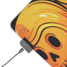 DistinctInk LED Gaming Mouse Pad with The Joy of Connecting Design for Halloween  LGBTQ+ Pride