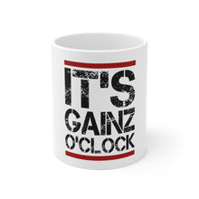 DistinctInk Glossy White Coffee / Tea Mug - It's Gainz O'Clock Working Out