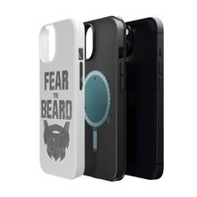 DistinctInk ToughCase for Apple iPhone, Compatible with MagSafe Charging - Fear the Beard