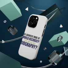 DistinctInk ToughCase for Apple iPhone, Compatible with MagSafe Charging - Guinness Book Of Records - My Biography