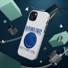 DistinctInk ToughCase for Apple iPhone, Compatible with MagSafe Charging - Bowling That's How I Roll