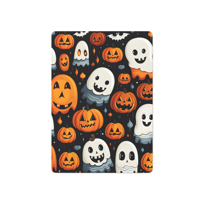 DistinctInk Playing Poker Cards with Spooky Halloween Night Design for Halloween