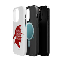 DistinctInk ToughCase for Apple iPhone, Compatible with MagSafe Charging - Feel Safe at Night Sleep with a Firefighter