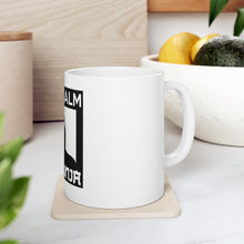 DistinctInk Glossy White Coffee / Tea Mug - Keep Calm I'm a Ninja