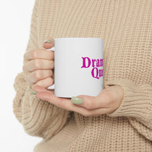 DistinctInk Glossy White Coffee / Tea Mug - Drama Queen