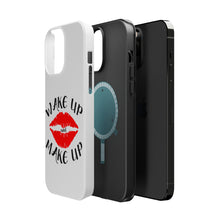 DistinctInk ToughCase for Apple iPhone, Compatible with MagSafe Charging - Wake Up and Make Up