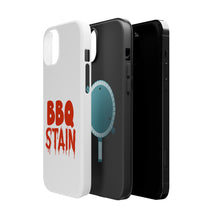 DistinctInk ToughCase for Apple iPhone, Compatible with MagSafe Charging - BBQ Stain Barbecue