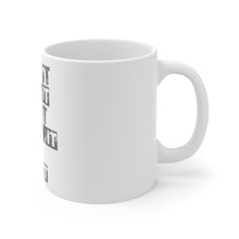 DistinctInk Glossy White Coffee / Tea Mug - Build It Tune Race Break Fix Repeat