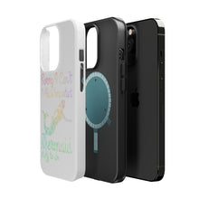 DistinctInk ToughCase for Apple iPhone, Compatible with MagSafe Charging - Sorry I Have Important Mermaids Stuff