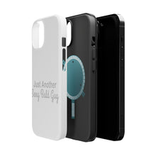 DistinctInk ToughCase for Apple iPhone, Compatible with MagSafe Charging - Just Another Sexy Bald Guy