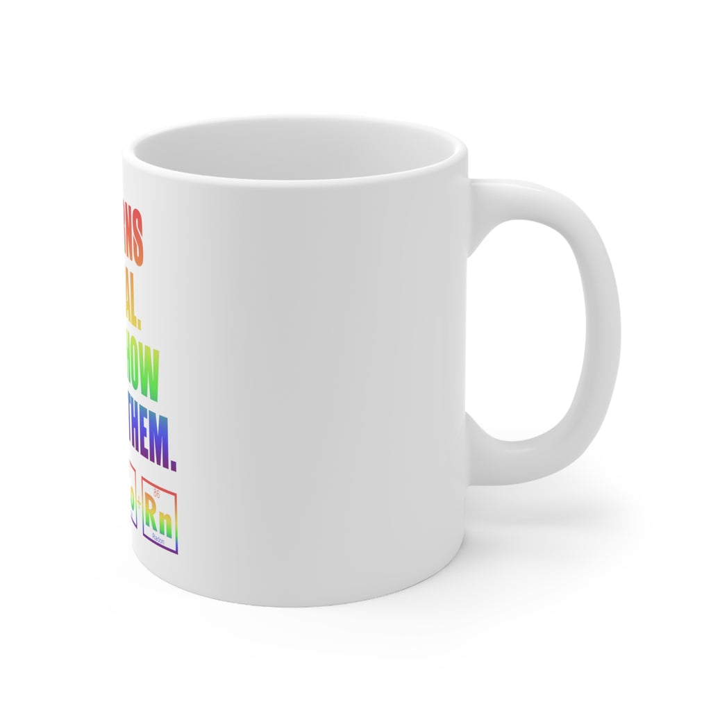 Glossy White Coffee / Tea Mug - Unicorns Are Real. I Know How To Make Them, view 3
