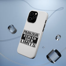 DistinctInk ToughCase for Apple iPhone, Compatible with MagSafe Charging - Parkour Expand Your Limits