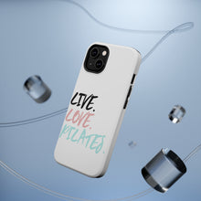 DistinctInk ToughCase for Apple iPhone, Compatible with MagSafe Charging - Live. Love. Pilates.