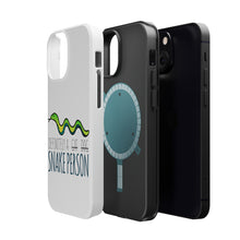 DistinctInk ToughCase for Apple iPhone, Compatible with MagSafe Charging - Definitely a Snake Person