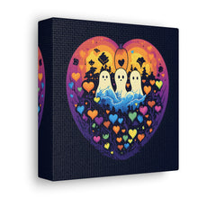 DistinctInk Canvas Wall Art with A Life Of Adventure for Halloween LGBTQ+ Pride