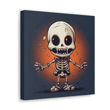 DistinctInk Canvas Wall Art with Skelly's Halloween Bash for Halloween