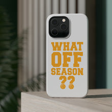 DistinctInk ToughCase for Apple iPhone, Compatible with MagSafe Charging - What Off Season? Basketball