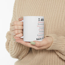 DistinctInk Glossy White Coffee / Tea Mug - Teacher Student Helping Homework Encourage