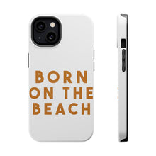 DistinctInk ToughCase for Apple iPhone, Compatible with MagSafe Charging - Born on the Beach