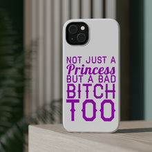 DistinctInk ToughCase for Apple iPhone, Compatible with MagSafe Charging - Not Just a Princess But a Bad Bitch Too