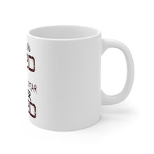 DistinctInk Glossy White Coffee / Tea Mug - There's Not Tired Like End of Year Teacher