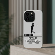 DistinctInk ToughCase for Apple iPhone, Compatible with MagSafe Charging - Golf Talent Loading Please Wait
