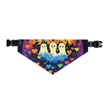 DistinctInk Adjustable Pet Banana Collar with A Life Of Adventure Design for Halloween LGBTQ+ Pride